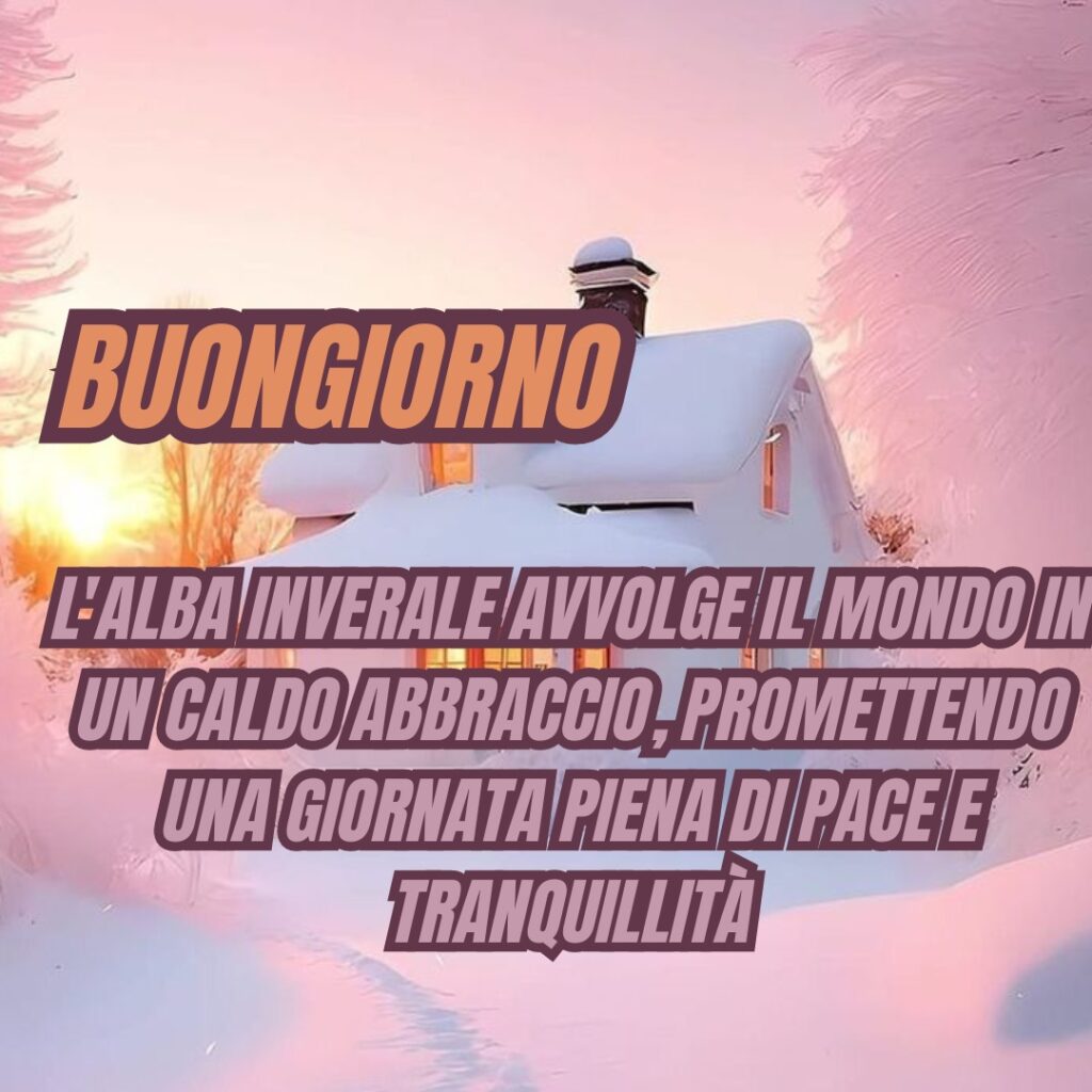 buongiorno invernale