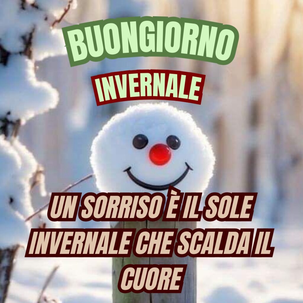 buongiorno invernale