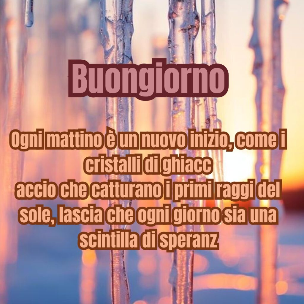 buongiorno invernale