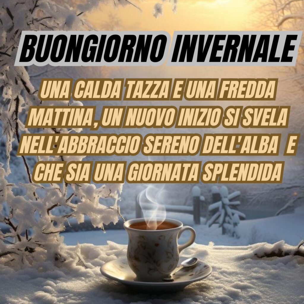 buongiorno invernale