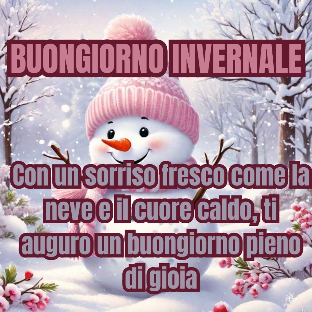 buongiorno invernale