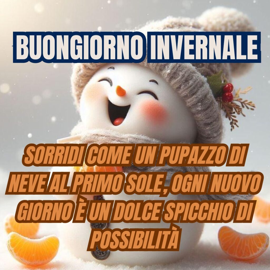 buongiorno invernale