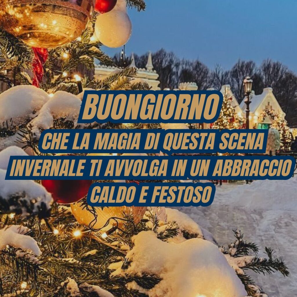 buongiorno invernale