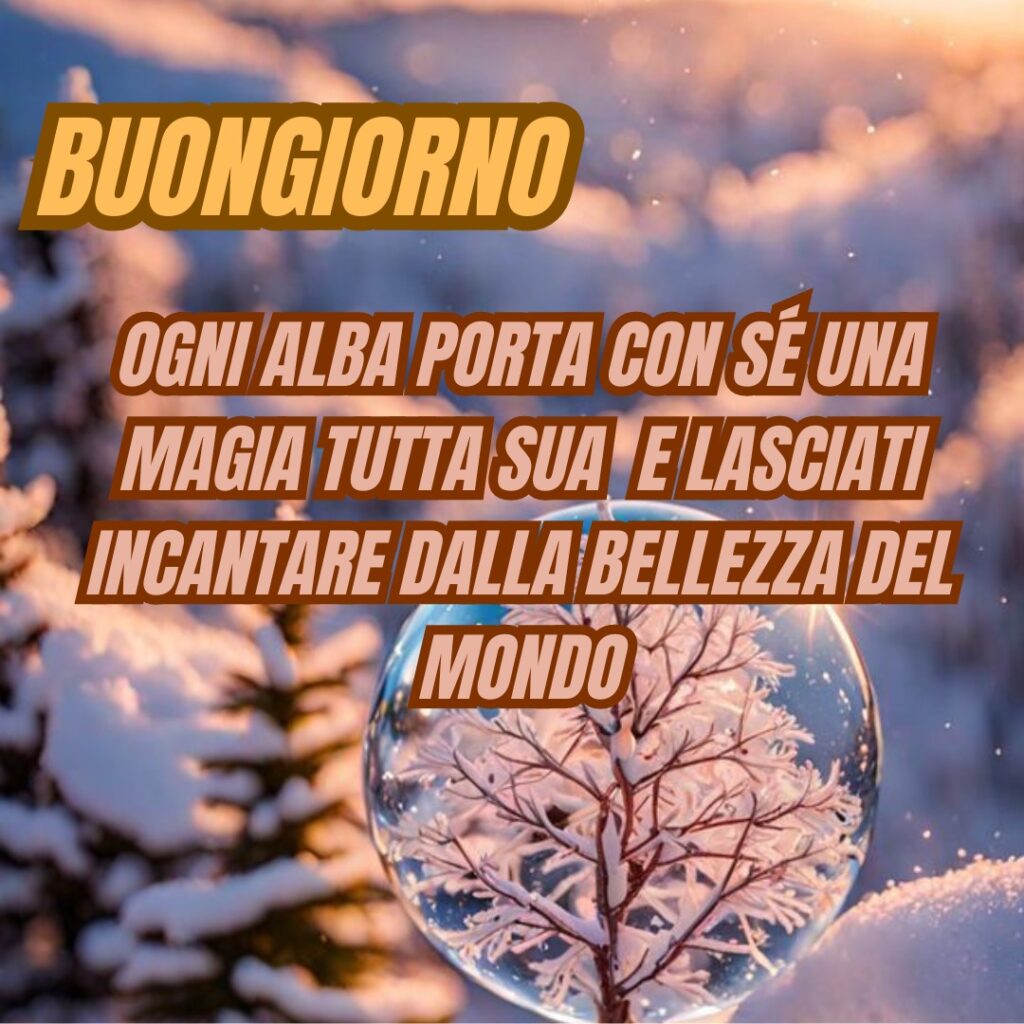 buongiorno invernale