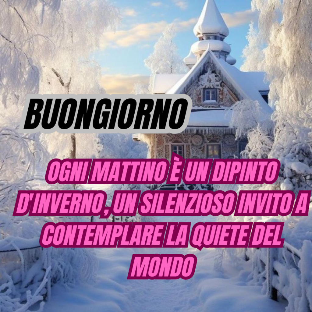 buongiorno invernale